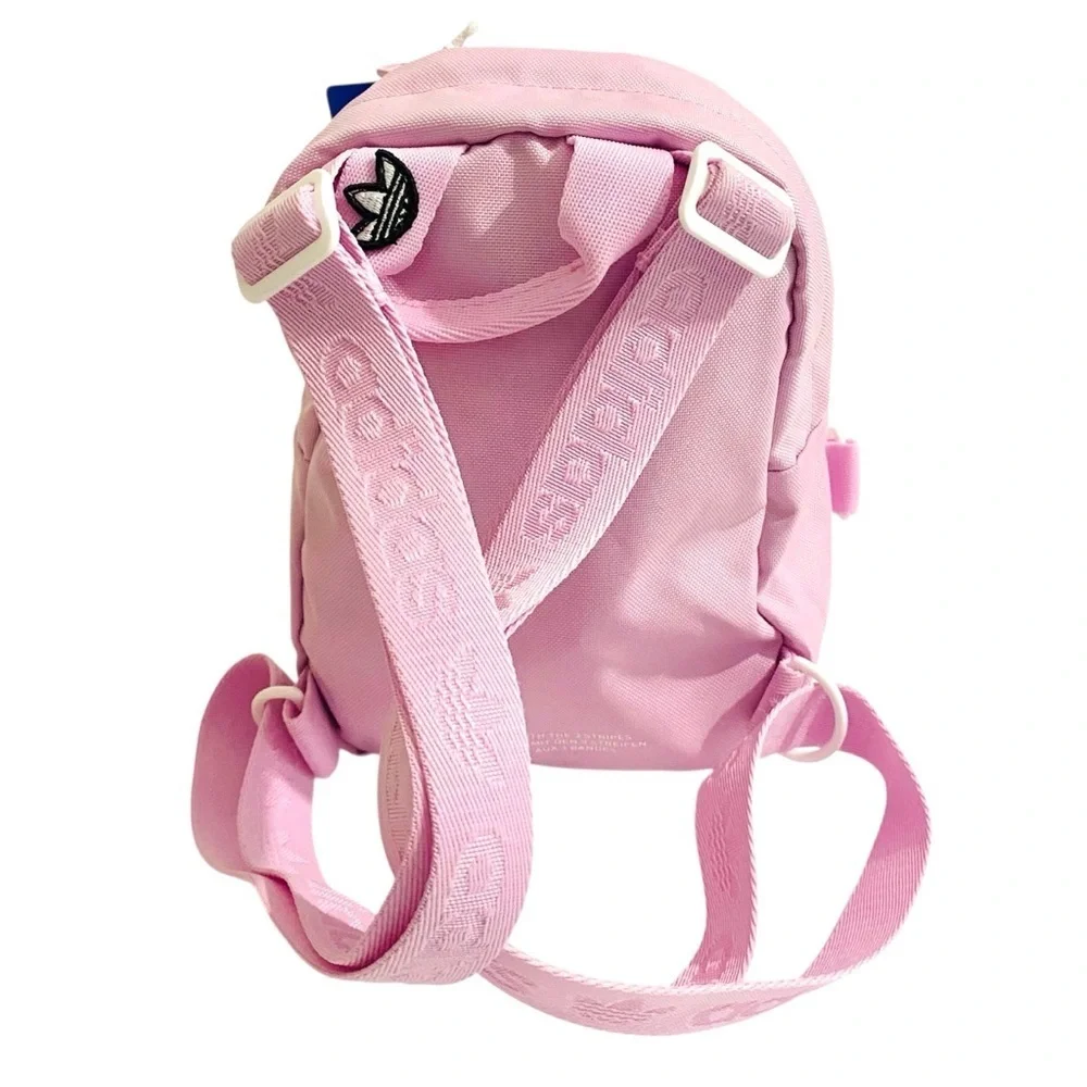 Adidas New Trefoil Logo Mini Backpack 2.0 Originals Orchid Pink Purple - Picture 2 of 10